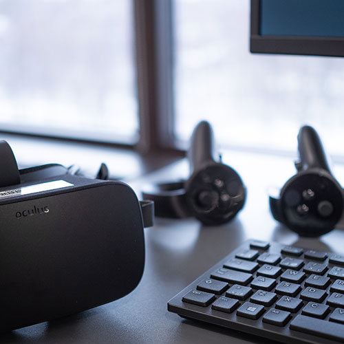 La réalité virtuelle immersive avec l'Oculus Rift.
