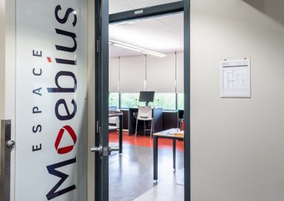 Bienvenue à l'Espace Moebius - D2702, dans la bibliothèque du cégep Édouard-Montpetit