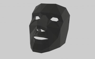 Masque “low poly”